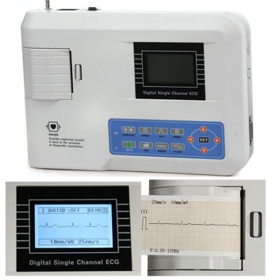 China CONTEC ECG100G Digital Plastic Single Channel ECG, Electrocardiogram, ecg electrocardiograph with thermal printer for sale