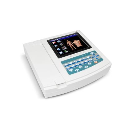 China 12 Channel CONTEC ECG1200G EKG Machine Touch Screen Electrocardiogram With Software for sale