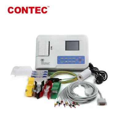 China 3Channel contec ecg-300g digital 3 channel resting ecg/ekg icu ecg machine for sale