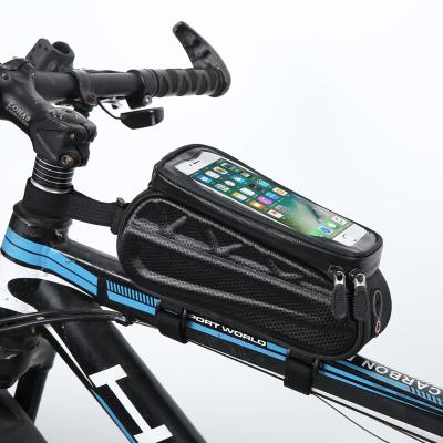 China Per your request OEM EVA Cycling Bicycle Frame Bag Front Tube Touch Screen Mount bag (Pantone color is correct) for mobile phone for sale