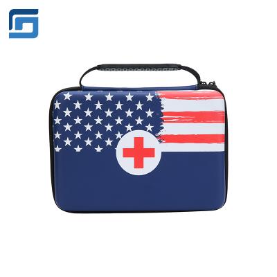 China Durable Customized Household First Aid Medical Kit Medical Equipment Case EVA Hard Mini First Aid Kit for sale