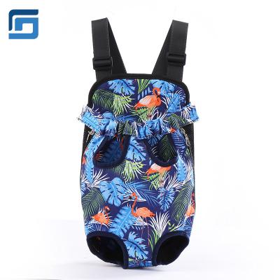 China Good Quality Breathable Pet Shoulder Bag Handle Carrier Dog Front Travel Carrier Bag Pet Quadruped Carrier for sale