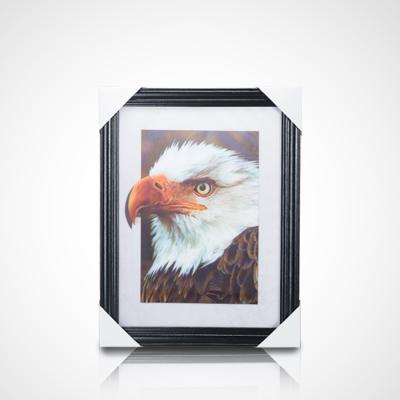 China China Office / Hotel Decoration Animal 5d Lenticular Picture With Frame Horse Design for sale