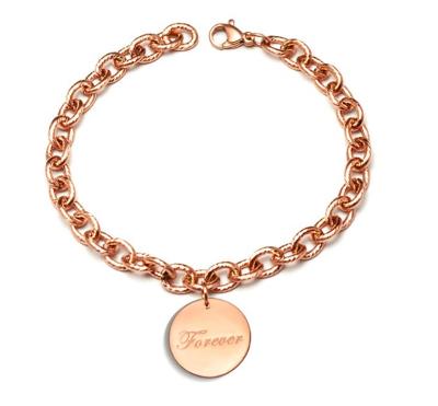 China Rose Gold Bangles Fashion Jewelry 2018 Girls Metal Engraved Beaded Brazilian Charm Rose Gold Jewelry Bangles for sale