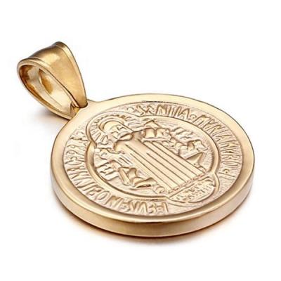 China BOHEMIA Jesus Men Pendant Fashion Cheap Mens Jewelry Stainless Steel 18k Gold Plating for sale