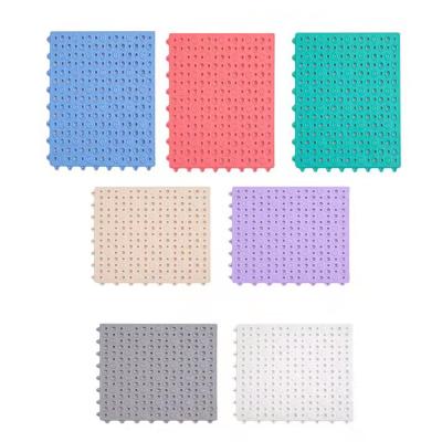 China Durable Thickened Splicing Floor Mat Anti Slip Bathroom Waterproof Full Protection Kitchen Vast Area for sale