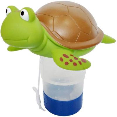 China Swimming Pools Animal Floating Pool Chlorine Dispenser For Chemical Tablets Fits 3