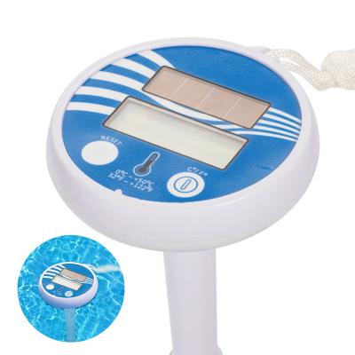 China Eco - Friendly Solar Powered Swimming Pool Thermometer Digital Floating Easy To Read for sale