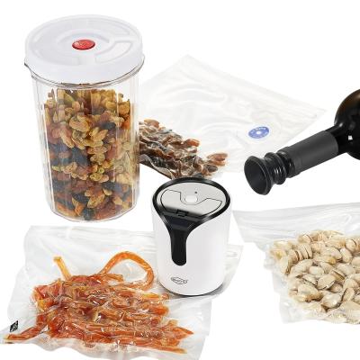 China Outdoor Promo Package BPA Free Food Vacuum Sinchi Cool Storage Bag With Hand Vacuum Pump Vacuum Zipper PA/PE Bags for sale