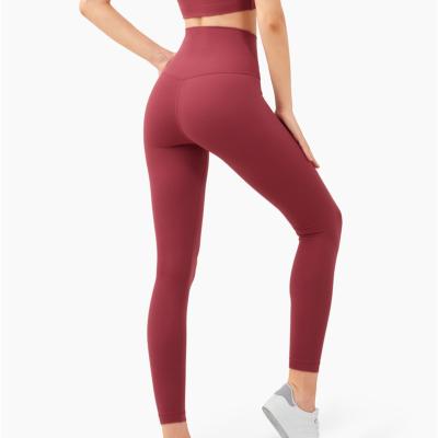 China NKD Anti-Static Yoke Active Wear Yoga Pants Sports Super Soft Comfortable Fitness Cultivated Pants Wear for sale