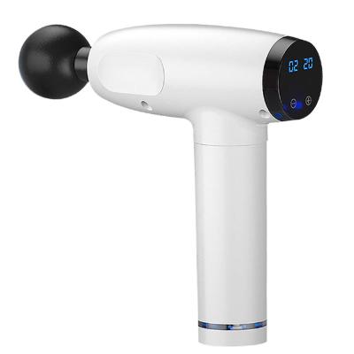 China 6 Head Massage Gun 12V 2500 Mah Handheld Therapy Massage Gun Brush Motor Massage Gun for sale