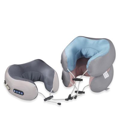 China Smart Shiatsu Neck Massager Multifunctional Electric U Shaped Neck Pillow Soft Neck Massager for Summer for sale