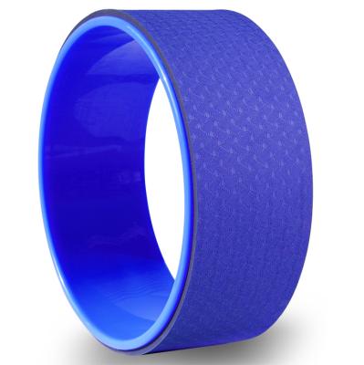 China EVA Custom Logo Fitness Eco Friendly Exercise Balance Training Stretching Prop Band Yoga Wheel For Back Pain for sale