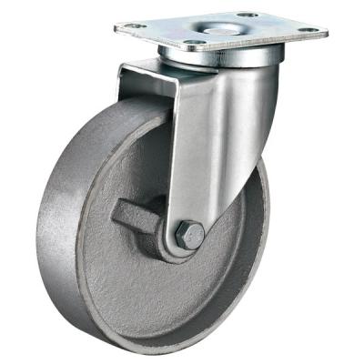 China Steel Heavy Duty Industrial Casters And Wheels For Trolley Carts 180lbs for sale