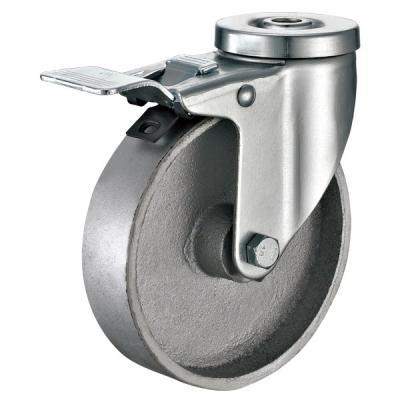 China Swivel Industrial Steel Caster Wheels / Industrial 3 Inch Caster Wheels for sale