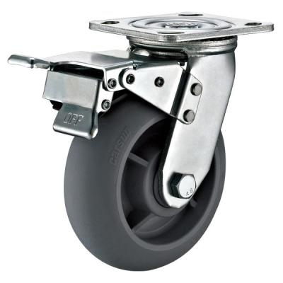 China Total Locking Large Heavy Duty Caster Wheels For Kithen Equipment Set for sale