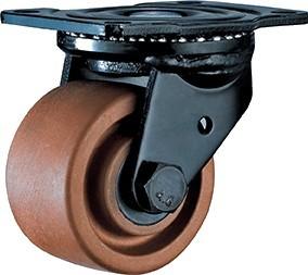 China Machine Low Profile Heavy Duty Caster Wheels Swivel Plate Nylon Wheel for sale