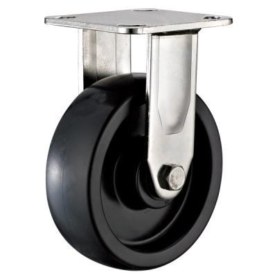 China Heavy Duty Rigid Stainless Steel Caster Wheels For Warehouse Carts 3 Inch for sale