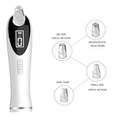 China Black Head Easy Handle Mini Blackhead Removal Blackhead Remove Device 900mA Vacuum Blackhead Remover With Battery for sale