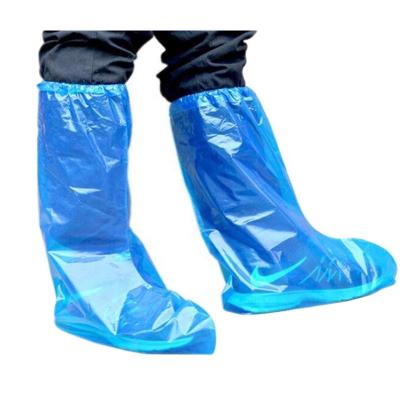 China Okuny Group Disposable Thick CPE Shoe Cover Non-Skid Plastic Waterproof CPE Shoe Cover for sale