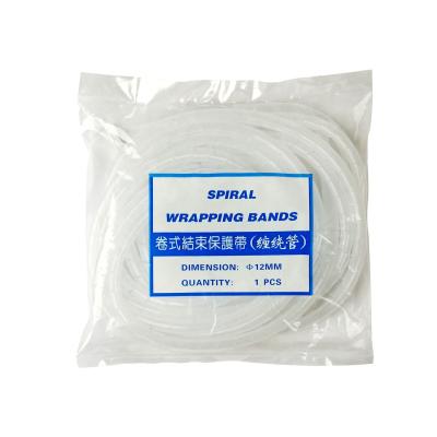 China Protective Use For Electrical Wires To Insulate And Look Good Economic Plastic Protector Spiral Wire Rope Sleeve Spiral Cable Wrap for sale