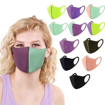 China European And American Washable Sunscreen Fashion Colorful Dust - Proof PU Facemasks for sale