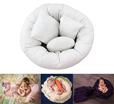 China Anti-Apnea 4 Pcs Newborn Photo Props, Baby Photography Basket Filler Wheat Donut Posing Props Baby Pillow for sale