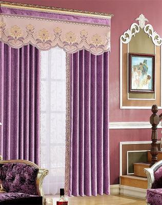 China Full Light Shading Living Room Bedroom Relief Shade New European Type Curtain for sale