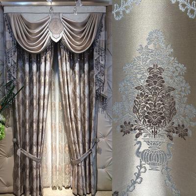 China Shading Manufacturers Direct European Style Fortune Tree Jacquard Shade Curtains for sale