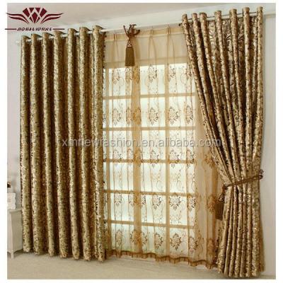 China Blackout Home Decor Curtains / Designs Gilding Velvet Curtain Fabric for sale