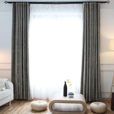 China blackout curtain eyelets, gray curtains, office window curtain type for sale