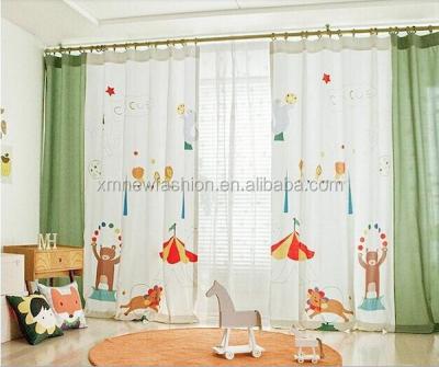 China Blackout Hot Sale Soft Voile Fabric Cartoon Base Print For Kid for sale