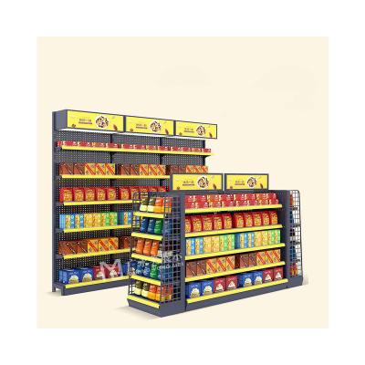 China Meicheng Manufacturer AD Design Retail Grocery Supermarket Single Sided/Double Sided Display Stands for sale