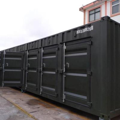 China Transport.storage Qingdao rayfore factory 40ft side door storage shipping container for sale