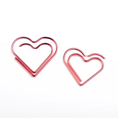 China House. Office. School Novelty Red Metal Heart Shape Paper Clip For Office for sale