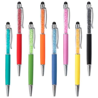 China Pen Advertising Gift Pen Promotional Logo Pen Crystal Stylus Ballpoint Pen Custom Made for sale