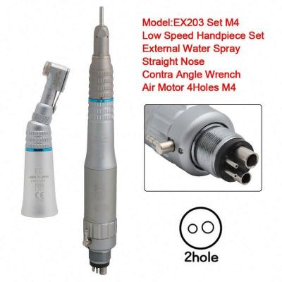 China 2/4 HOLE dental low speed handpieces set vs low speed price for sale