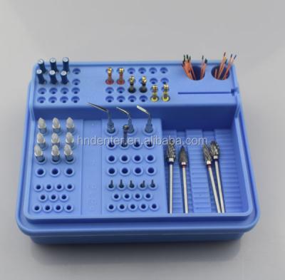 China Medical Grade Plastic Dental Endo Box Block Endodontic Burs Or Endo Storage Box for sale