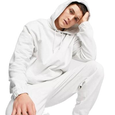 China Breathable 100% organic cotton custom sweatsuit men terry Men hoodie and sweatpants set eco friendly sweatsuit mens jogger sets for sale