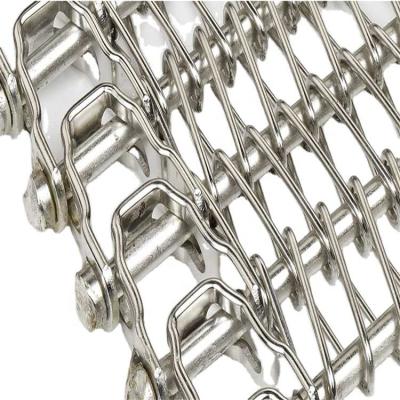 China Fire Spiral Wire Mesh Conveyor Belt For Food Processing Cooling Conveyor Equipment for sale