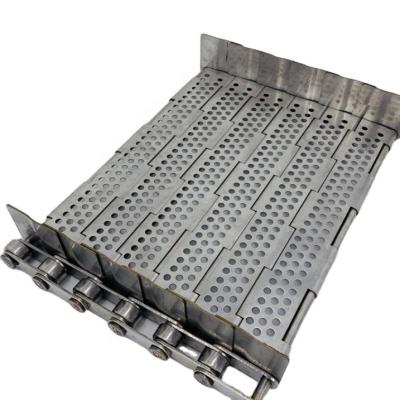 China Manufacturer Heat Resistant Food Baking, Heating, Cooling, Freezing Lamella Steel Hinged Belt Wire Mesh Conveyor Belt for sale