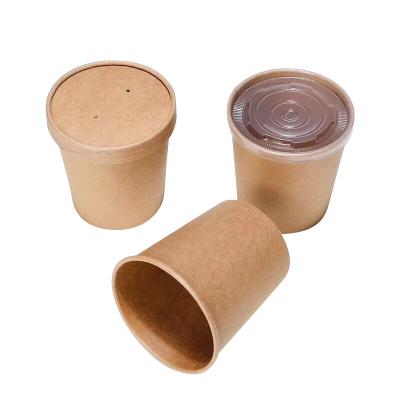 China Disposable Disposable Soup Paper Cup With Custom Printing Disposable Cups For Soup for sale