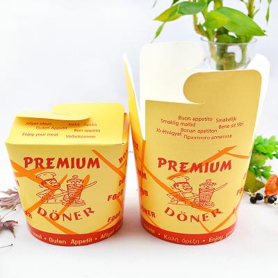 China Good Quality Disposable Take Out Noodle Box Biodegradable Paper Food Box for sale