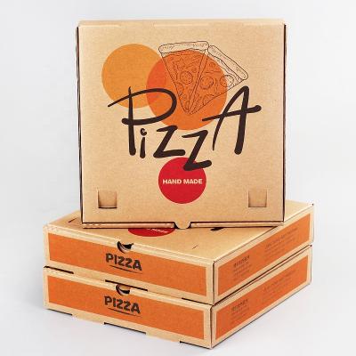 China Disposable High Quality Corrugated Clamshell Insulated Cardboard Box Pizza Printing Pizza Box for sale