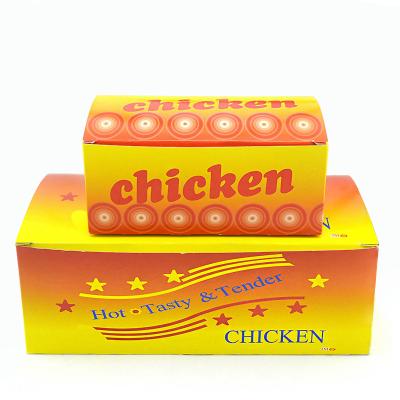 China Disposable Hot Sale Food Paper Fast Food Chips Fried Chicken Box Custom Chicken Box for sale