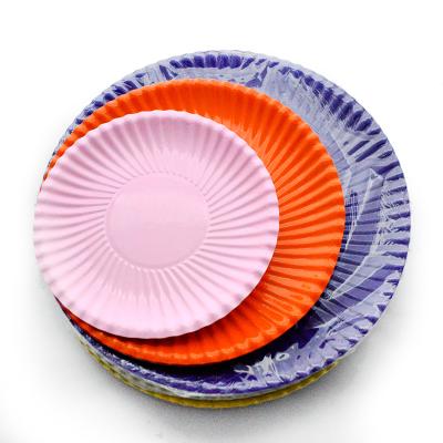 China Disposable Type Disposable Party Paper Plate for sale