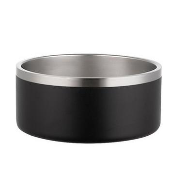 China Large Capacity Stainless Steel Viable Wholesale Dog Cat Bowl Pet Food Drinking With Non-slip Rubber Bottom Feeder for sale