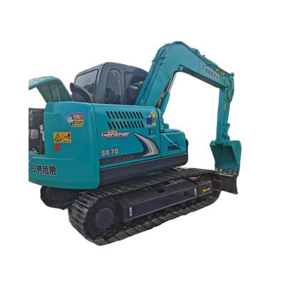 China Reliable performance japan kobelco 75 small excavator used 7 tons ready to ship SK75 SK75SR SK75-8 for sale