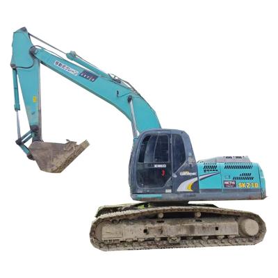 China Hot Sale Second Hand Kobelco sk210 Crawler Excavator Earth Digger Machine Used Kobelco SK210 Excavator For Construction Work for sale