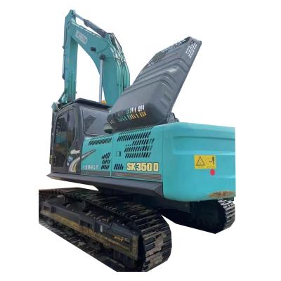 China High quality used high power KOBELCO SK350 crawler excavator earth machine low price second hand mobile excavator KOBELCO SK350 in sale for sale